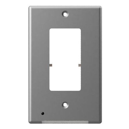 WESTEK LumiCover Nightlight Wallplate, 12 in L, 412 in W, Satin Nickel LCR-CDDO-N